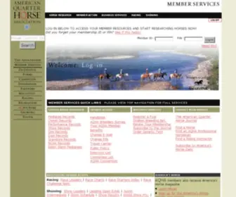 Aqhamembers.org(AQHA) Screenshot