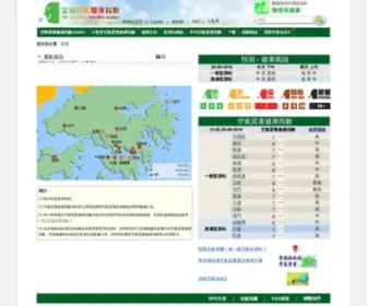 Aqhi.gov.hk(AQHI和預測) Screenshot