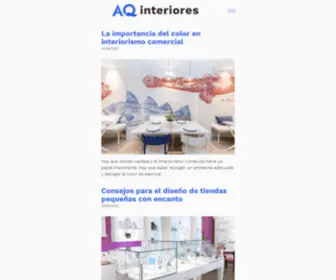 Aqinteriores.es(Amamos el interiorismo) Screenshot