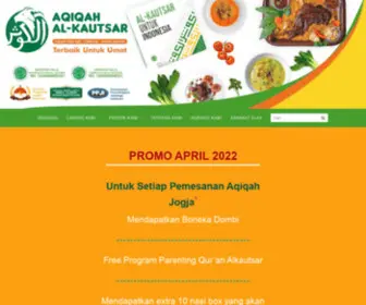 Aqiqahalkautsar.com(Aqiqah Jogja Terbaik) Screenshot