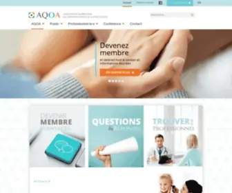 Aqoa.qc.ca(Association) Screenshot