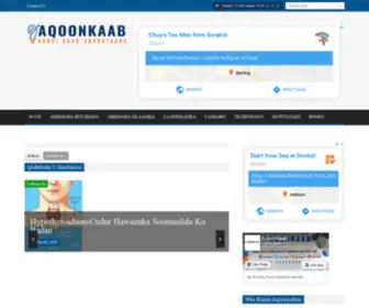 Aqoonkaab.com(Aqoonkaab Kala Soco Barnaamijyo oo Tayo leh) Screenshot