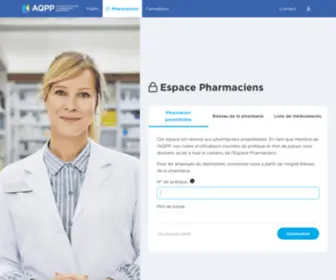 AQPP.qc.ca(Mon pharmacien) Screenshot