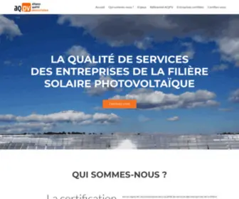 AQPV.fr(Alliance Qualité Photovoltaïque) Screenshot