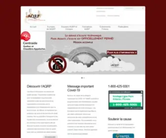 AQRP-SM.org(Santé mentale) Screenshot