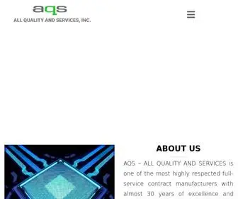 AQS-Inc.com(AQS Electronic Manufacturing Solutions) Screenshot