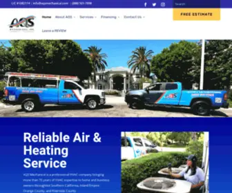 Aqsmechanical.com(Commercial & Home Air Conditioning Service) Screenshot