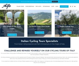 Aqtocycling.com(Italy Cycling Tours & Holidays) Screenshot