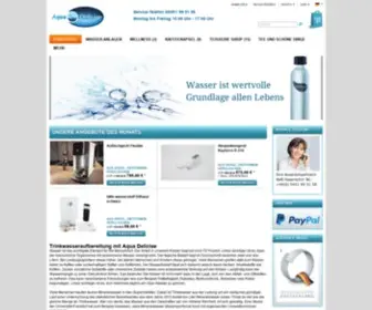 Aqua-Deliciae.de(Aqua Deliciae Osmoseanlage Deutschland) Screenshot
