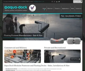 Aqua-Dock.co.uk(Floating Pontoon Docks) Screenshot