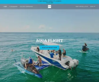 Aqua-Flight.com(Extreme Water Sports & Aqua Toy Rentals in Fort Lauderdale) Screenshot