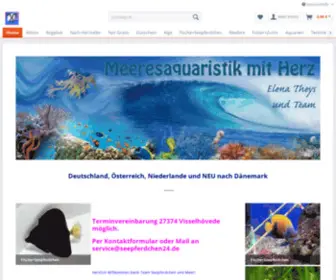 Aqua-Markt.de(Meeresaquaristik und Seepferdchen Aquarium bei Seepferdchen24) Screenshot