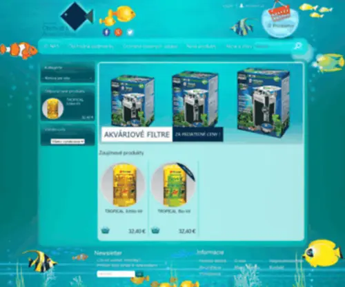 Aqua-Obchod.sk(Internetový) Screenshot