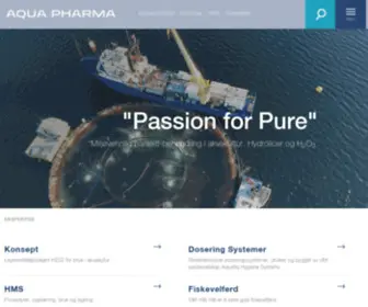 Aqua-Pharma.com(Aqua Pharma) Screenshot