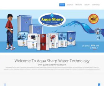 Aqua-Sharp.com(Aqua Sharp Water Technology) Screenshot