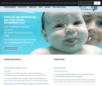 Aqua-Vision.ch(Aqua-vision schwimmschule gmbh) Screenshot