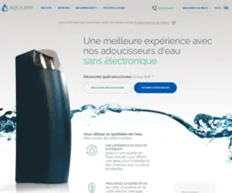 Aqua2000.fr(Adoucisseur d'eau sans électricité) Screenshot