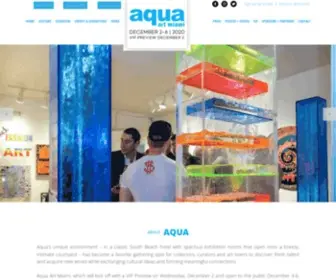 Aquaartmiami.com(Aqua Art Miami) Screenshot