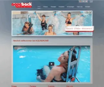 Aquaback.de(Aquaback-Trainingsgeräte) Screenshot