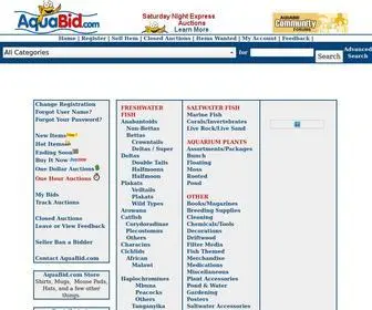 Aquabid.com(Buy and sell aquarium equipment and aquarium fish on . Sign up and begin to buy and sell) Screenshot
