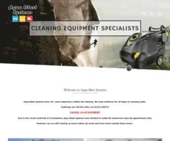 Aquablast-SYstems.co.uk(Industrial Pressure Washer Sales and Service) Screenshot