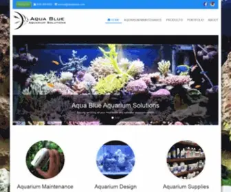 Aquablueas.com(Aqua Blue Aquarium Solutions) Screenshot