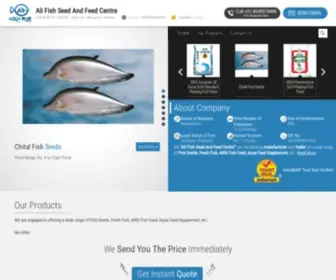 Aquabluegroup.net(Ali Fish Seed And Feed Centre) Screenshot