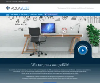 Aquablues.ch(Aquablues Medienagentur Dinhard) Screenshot