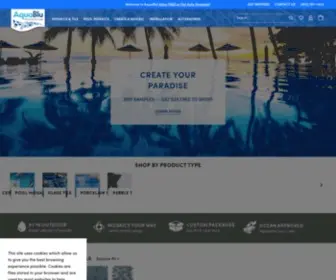 Aquablumosaics.com(AquaBlu Mosaics) Screenshot