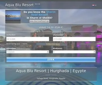 Aquabluresort.website(Aqua Blu Resort) Screenshot