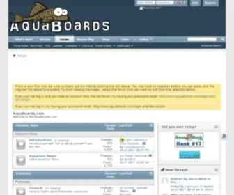 Aquaboards.com(Forums) Screenshot