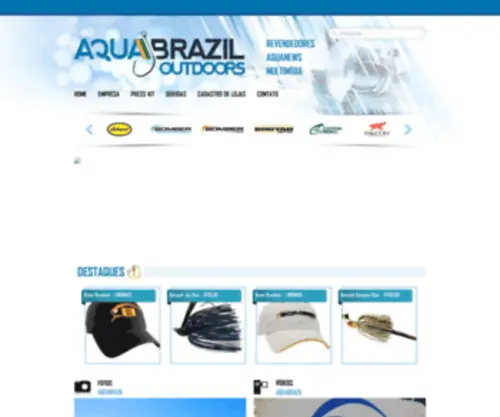 Aquabrazil.com.br(Outdoors) Screenshot