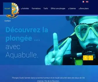 Aquabulleplongee.re(Réunion plongée) Screenshot