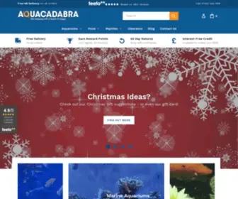 Aquacadabra.com(Aquarium Supplies Online) Screenshot