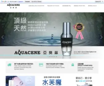 Aquacene.com.tw(保養品) Screenshot