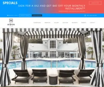 Aquaclubapts.com(Aqua Club) Screenshot