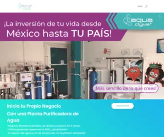 Aquaclyva.com.mx(Purificadoras de agua) Screenshot