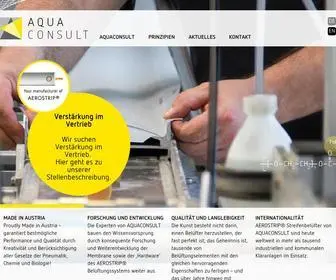 Aquaconsult.at(Startseite) Screenshot