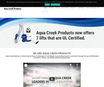 Aquacreekproducts.com(Aqua Creek) Screenshot