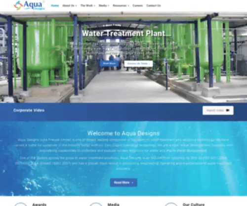 Aquadesigns.in(Aqua Designs India Private Limited) Screenshot