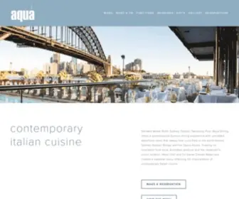 Aquadining.com.au(Aqua Dining) Screenshot