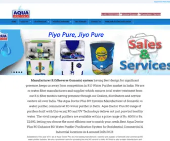 Aquadoctorplus.com Screenshot