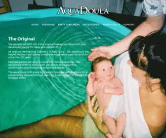 Aquadoula.com(AquaDoula Birth Tub) Screenshot