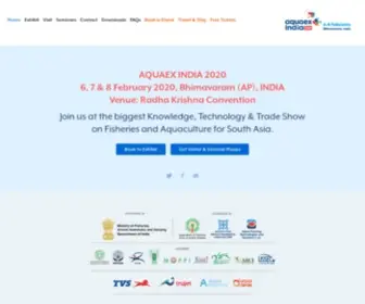 Aquaexindia.com(AquaEx India) Screenshot