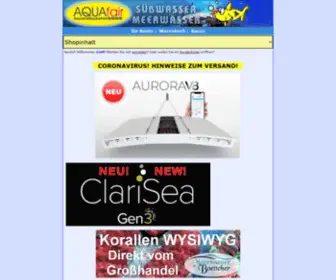 Aquafair.de(Süßwasseraquarium) Screenshot