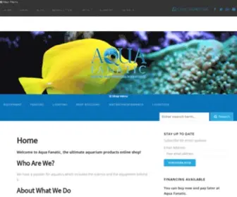 Aquafanatic.co.za(Marine Tropical Aquariums) Screenshot