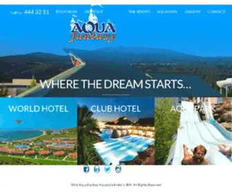 Aquafantasy.com.tr(Aqua Fantasy Aquapark Hotel & Spa) Screenshot