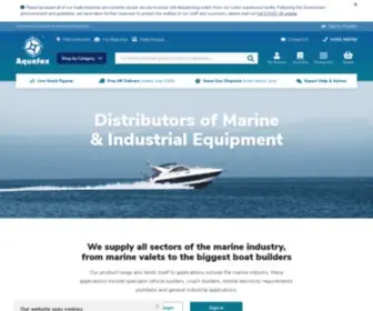 Aquafax.co.uk(Distributors of Marine & Industrial Equipment) Screenshot