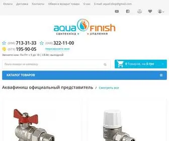 Aquafinish.com.ua(Aquafinish) Screenshot