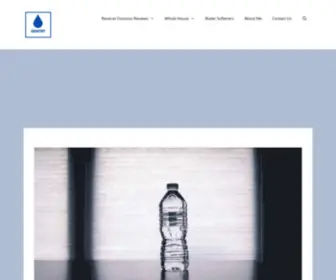 Aquafiny.com(Water Purification Solutions for the Home) Screenshot